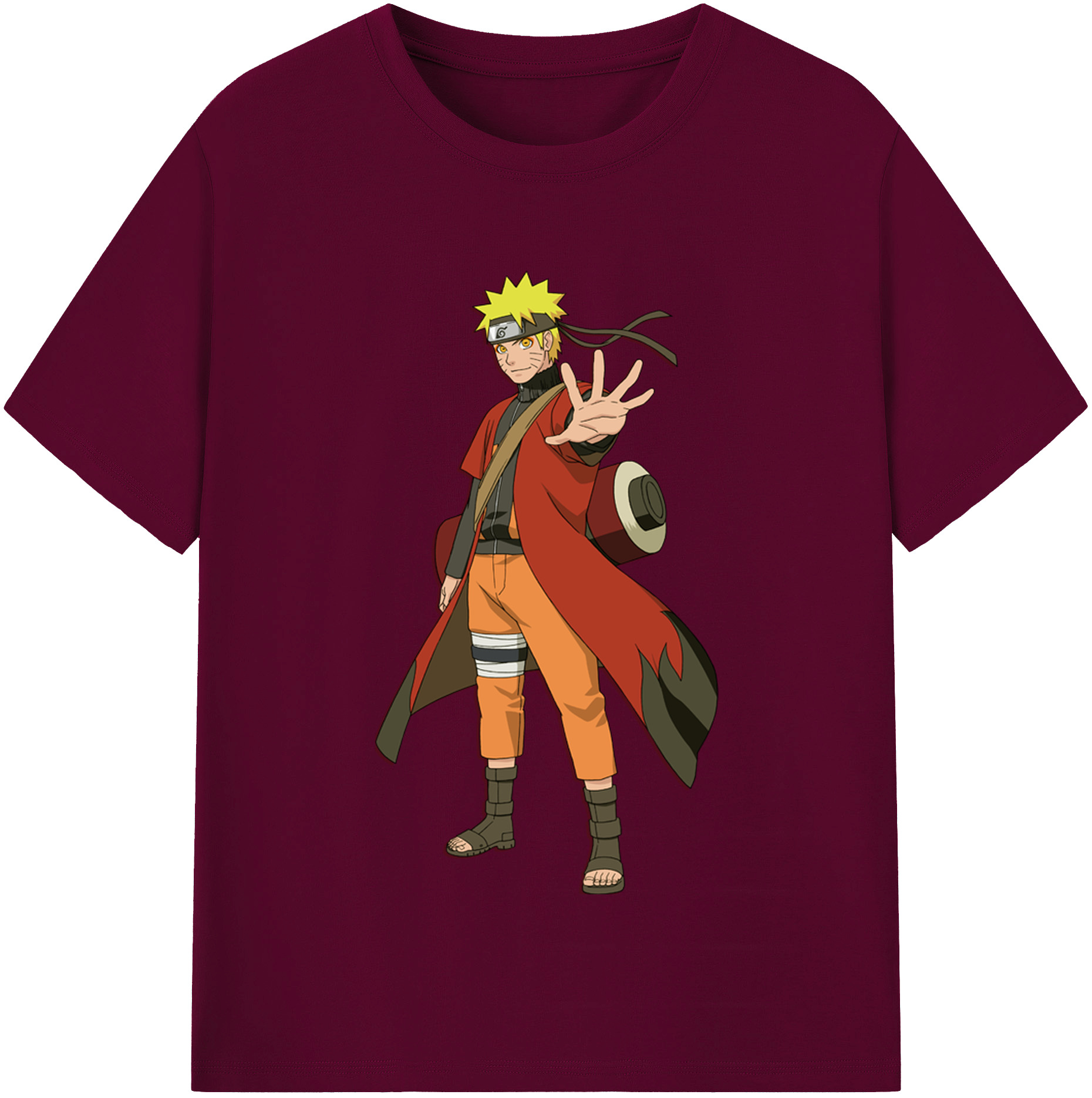 （画像用） NARUTO -ナルト- うずまき ナルト Uzumaki Naruto レディースカジュアルプリントTシャツ（綿100％）